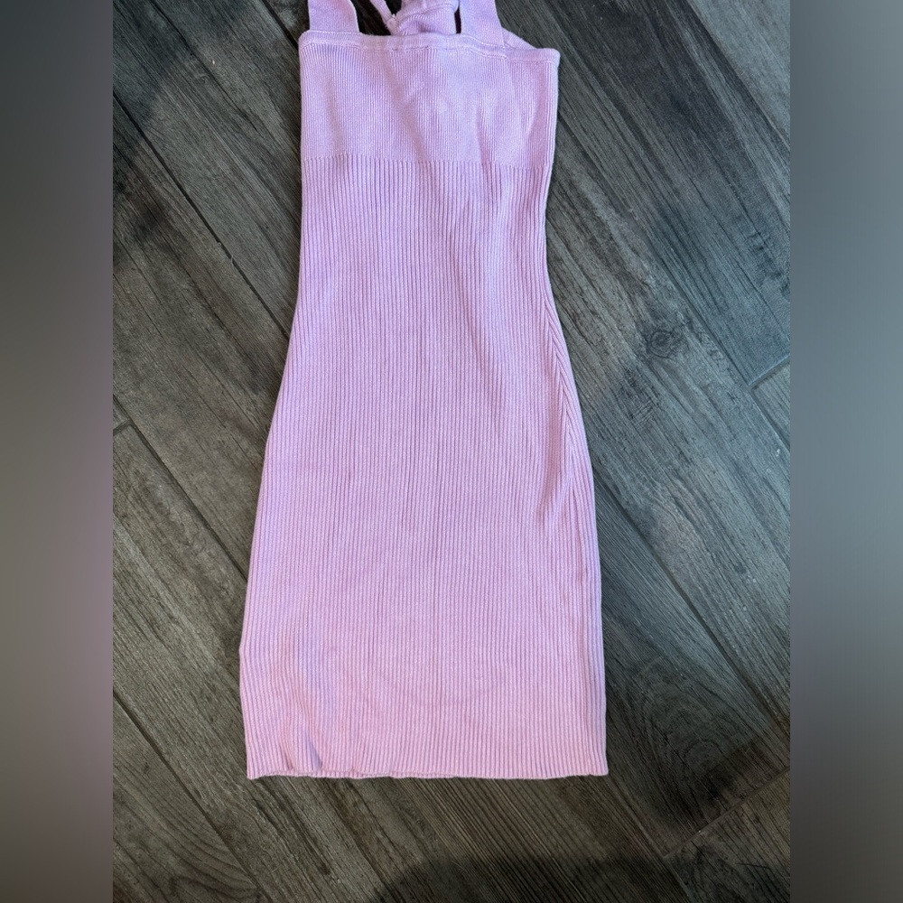 Abercrombie & Fitch criss cross halter strap mini dress - Picture 9 of 9